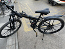 凤凰（Phoenix） 凤凰自行车可折叠山地车路虎男士成年人变速女式越野公路单车 十刀消黑/折叠双避震/全竞速轴承 27.5寸30速【参考：168-198cm】 实拍图