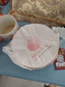 家用菜盘陶瓷新款桃你开心大号米饭碗少女瓷碗餐具 桃你开心2个装【7.0英寸菜盘】 实拍图