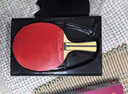 红双喜DHS 横拍 H2002双面反胶健身型乒乓拍附带拍套+乒乓球，单块装 实拍图