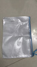 莫兰迪色系10个文件袋透明网格拉链袋大容量A4防水收纳袋文档资料袋 A4【天空蓝】2个装 实拍图