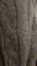 优衣库女装纽花圆领针织开衫/毛衣外套空调衫通勤秋冬新款481477 03 灰色 XL 实拍图
