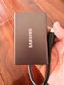 三星（SAMSUNG）1TB Type-c USB 3.2 移动固态硬盘（PSSD） T7 灰色 NVMe读速1050MB/s 手机直连笔记本外接 实拍图