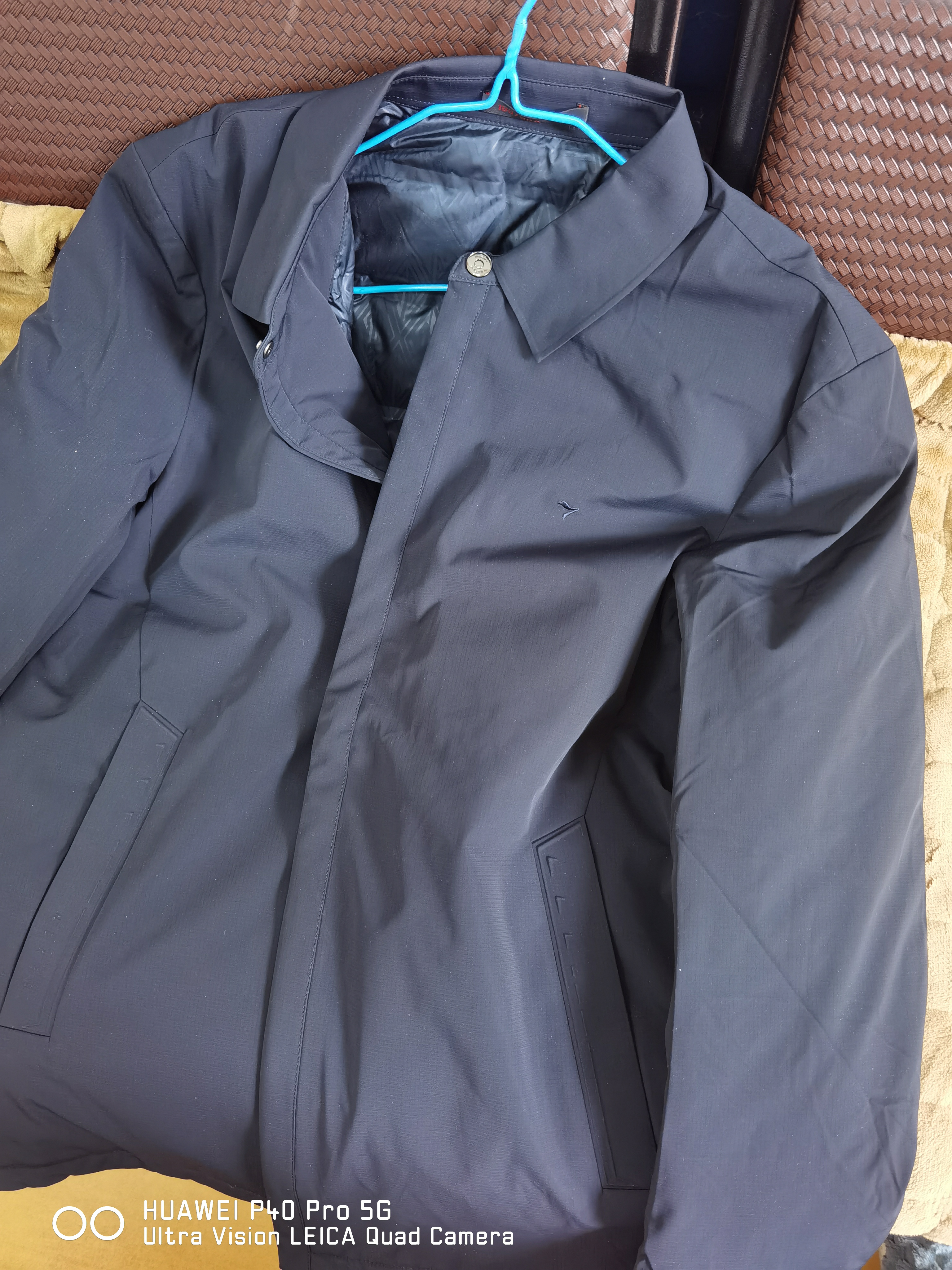 柒牌【羽绒夹克】翻领羽绒服2025秋冬休闲白鸭绒商务行政夹克外套 实拍图