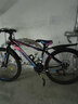 金武端自行车成人山地车公路赛车单车骑行变速超轻越野中学生初中青少年 顶配版-辐条轮-炫彩蓝 26寸24速 实拍图