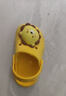 牧童儿童拖鞋夏男宝宝洞洞鞋软底女童卡通洗澡婴幼儿家居鞋奶狮黄140 实拍图