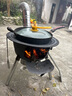 智扣柴火灶家用农村柴火炉铁锅炖灶台户外移动加厚大锅做饭取暖柴火炉 火铲 实拍图