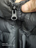 太平鸟男装 【95%进口鸭绒】连帽羽绒服冬面包服防寒短款排骨外套 15D暗影黑(阔型)第三批 M 实拍图