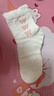 浪莎月子袜产妇纯棉不勒脚白色袜子5双女士松口袜中筒孕妇宽口睡眠袜 实拍图