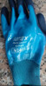 胜丽（SHENGLI） 劳保手套防水耐磨防滑工地手套乳胶双层浸胶加厚超耐磨干活手套ND808 12副/包 实拍图