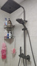 四季沐歌淋浴花洒套装枪灰沐浴花洒全套淋浴器增压手持花洒喷头浴室套装 【M03+冷热】枪灰钢琴按键花洒 店长推荐A款 实拍图