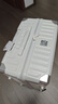 海澜之家（HLA）行李箱男轻便出差托运商务拉杆箱女大容量旅行密码箱象牙白26英寸 实拍图