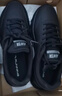 安踏云逸小黑鞋男鞋运动鞋子男士夏季皮面防泼水软底减震跑步徒步鞋子 【爆款推荐皮面防泼水神器】黑武士-4 40.5 码 实拍图