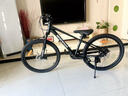 京东京造 24英寸青少年山地车自行车铝合金禧玛诺7速碟刹成年人学生黑色 实拍图