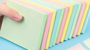 得力（deli）12本彩色便利贴粘性便签纸  76*101mm大号备忘自粘留言纸/记事贴 办公用品 7157 实拍图