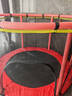 曼迪卡威蹦蹦床室内家用儿童1-3-10岁宝宝砰砰跳跳床小孩蹭蹭床玩具礼物 1.4米 扶手单杠款红承重700斤 加厚护网/吸盘静音防滑腿 实拍图