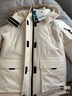 骆驼（CAMEL）户外极寒派克工装毛领情侣款羽绒服保暖加厚中长款外套 实拍图