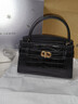 CHARLES&KEITH鳄鱼纹凯莉包手提斜挎婚包包女包生日礼物新年礼物CK2-50270880-1 Black黑色 S 实拍图