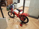 凤凰（Phoenix）儿童自行车宝宝脚踏车儿童折叠自行车3-8岁童车 陆寻 中国红 14寸 实拍图