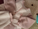 戴维贝拉（DAVE＆BELLA）婴儿睡衣新生儿连体衣男宝爬服女宝衣服0-3个月秋冬新款外出服 灰粉色【DB4237051】 80cm （建议身高73-80cm） 实拍图