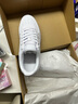 特步情侣男女板鞋小白鞋空军一号冬季革面保暖运动板鞋休闲鞋 实拍图