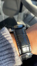 万晨手表带男真皮适用西铁城天梭浪琴美度天王卡西欧DW黑色22mm银针扣 实拍图