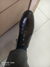 金利来（Goldlion）男鞋商务正装鞋秋冬柔软宴会婚鞋舒适德比皮鞋50274043201A黑38 实拍图