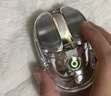 前行者（EWEADN）Q9小土豆无线蓝牙双模透明鼠标游戏可充电式电竞电脑笔记本低音轻量化RGB灯效  晶透白 实拍图