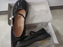 G.duck小黄鸭女童小皮鞋2024春秋新款黑色玛丽珍鞋鞋子演出鞋儿童公主鞋 黑色 （脚长加1cm下单哦） 37 （内长23.3cm） 实拍图