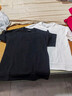 京东京造【已售300w件】短袖t恤男衣服秋季男士打底外穿 黑色 2XL 实拍图