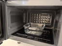美的（Midea）家用变频微波炉平板式易清洁 800W微波速热 一键智能菜单 钻石背板 微晶面板加热20L（PM20M2） 钻石背板 实拍图