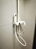惠达（HUIDA）淋浴花洒增压全套家用浴室卫生间大顶喷沐浴钢琴键套装奶白W01 实拍图