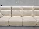 左右零靠墙电动功能头层牛皮沙发6013象牙白 3.08m 小四双 实拍图