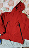 【骆驼同款】三合一冲锋衣夹克男女款户外工装防风防水宽松外套男 朱雀红 【单外套】 L （130-150斤）男女通用 实拍图