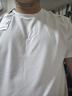 京东京造【100 超轻速干】运动T恤夏季户外跑步健身短袖男 白色2.0 L 实拍图