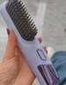可亓无线直发梳负离子直发器护发不伤发卷发棒蓬松拉直内扣懒人美发神器恒温持久定型卷直两用电梳子 木槿紫【四档温控+千万负离子护发+卷直两用】 实拍图