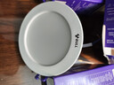 公牛（BULL）LED金属筒灯MT-K4R5A-AS漆白色4.5W3寸5700K白光 开孔70-80mm 实拍图
