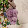威尔通（WELTSTON）毛绒玩具玩偶钥匙扣包挂饰生日新年礼物礼品女生礼品兔毛毛球挂件 实拍图