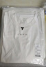 拇指白小T李乃文同款二代水光魔术T恤男秋冬纯棉百搭打底衫 皓白 4XL 实拍图