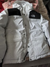 The North Face北面羽绒服男户外保暖鹅绒派克羽绒外套89Z0 白色/LA9 M 实拍图