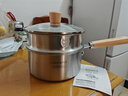 九阳（Joyoung）奶锅宝宝辅食锅316L不锈钢泡面热奶锅18cm燃气电磁炉小汤锅加蒸格 晒单实拍图