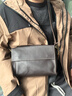 BOY CLN品牌 斜挎包男 日系复古真皮背包男单肩 头层牛皮商务休闲邮差工作通勤包 简约百搭跨包男 古啡 软牛皮 实拍图