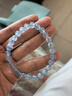 石玥珠宝7-8mm精品海蓝宝石手串本命年转运珠天然水晶手链男女士款礼物 实拍图