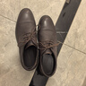 红蜻蜓真皮男鞋秋冬舒适商务休闲皮鞋高级正装德比鞋婚鞋WTA7376棕色42 实拍图