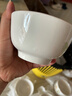 高颜值家用银杏时光米饭碗大面碗陶瓷餐具家用新骨瓷陶瓷碗 银杏时光 4.5英寸1个碗 实拍图