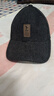 冬季休闲中标棒球帽中老年秋冬帽子保暖护耳棉帽子户外运动鸭舌帽 黑色 可调节 实拍图