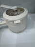 美的（Midea）电煮锅 小电锅 电蒸锅 宿舍小锅多功能锅辅食锅 1.6L学生寝室一体泡面小火锅电煮锅XZE2017 配蒸笼 实拍图