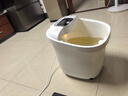 飞利浦（PHILIPS）泡脚桶躺泡免洗电动按摩足浴盆UV杀菌小白桶智能恒温加热软胶泡脚盆3222F 圣诞节礼物实用生日礼物 实拍图