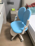 读书郎儿童学习椅中小学生写作业写字椅子家用可升降椅调节背座椅 升降脚踏+动态追背+双背旋转蓝 实拍图