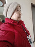 啄木鸟品牌女装红色显瘦立领羽绒棉服棉衣短款2025年冬季新款保暖外套 酒红色 3XL 150-170斤 实拍图