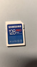 三星（SAMSUNG）128GB SD存储卡 高速PRO蓝卡 U3SD相机内存卡支持微单/单反相机4K视频 读速180MB/s写速130MB/s 实拍图